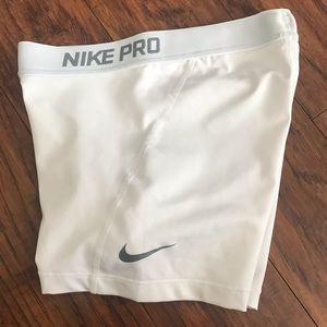 Nike Pro Compression shorts.
